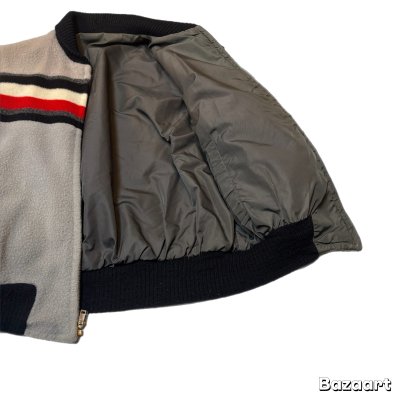 画像2: 50's- REVERSIBLE　NYLON FLEESE × GRAY NYLON　FULL　ZIP.　JACKET　(2)