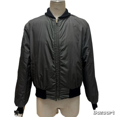 画像21: 50's- REVERSIBLE　NYLON FLEESE × GRAY NYLON　FULL　ZIP.　JACKET　(2)