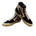 画像1: 80's "AIR　WALK"　「CREEPY　CRAWLER」　SUEDE LEATHER × COTTON　CANVAS　SKATE　SNEAKER　WITH　PRINTED　「SPIDER　WEB」　SIZE表記：10　very rare !! (1)