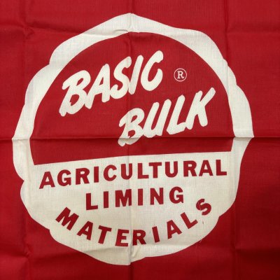 画像2: -60's　DEAD STOCK　”BASIC　BULK”　BANDANA　RED