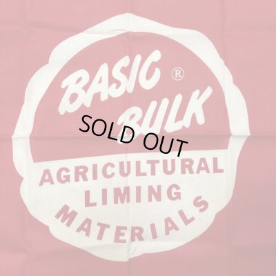 画像2: -60's　DEAD STOCK　”BASIC　BULK”　BANDANA　RED