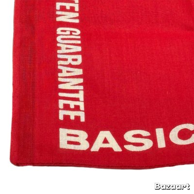 画像4: -60's　DEAD STOCK　”BASIC　BULK”　BANDANA　RED