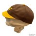 画像11: 40's　COTTON　TWILL　BASEBALL　CAP　WITH　PRINTED　BROWN × MUSTARD　good size !!