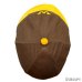 画像12: 40's　COTTON　TWILL　BASEBALL　CAP　WITH　PRINTED　BROWN × MUSTARD　good size !!