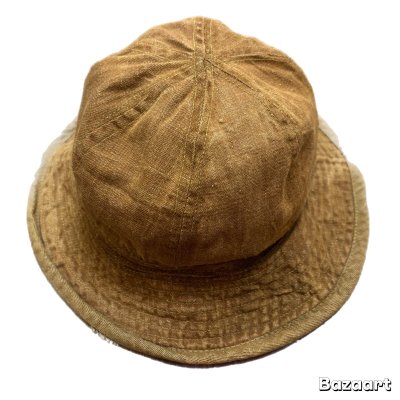画像3: 1910's World War 1　"U.S.ARMY"　BROWN　杢DENIM　HAT　good size !!　good condition !!