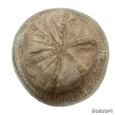 画像4: 1910's World War 1　"U.S.ARMY"　BROWN　杢DENIM　HAT　good size !!　good condition !!