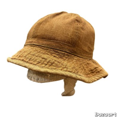 画像10: 1910's World War 1　"U.S.ARMY"　BROWN　杢DENIM　HAT　good size !!　good condition !!