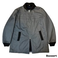 50's- MINT CONDITION　"BRENT"　CHARCOAL GRAY　×　BLACK　COTTON　PHARAOH'S　JACKET　SIZE:46