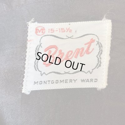 画像2: 50's "Montgomery Ward　BRENT”　SPLASHED　PATTERN　PRINTED　CORDUROY　SHIRTS　SIZE：M　good condition !!