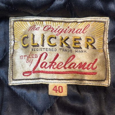 画像2: 50's- "CLICKER"　RHARAOHS　JACKET　OLIVE × BLACK　SIZE表記：40　good condition !!