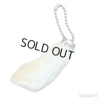 80's DEAD STOCK　RABBIT　FOOT　LUCKY　CHARM　WHITE