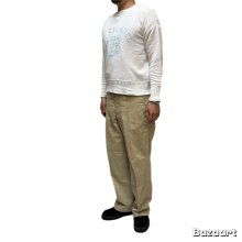 他の写真2: 50's "THE　CITADEL　BULLDOGS"　しみ込み PRINTED　FRONT V　SWEAT　SHIRTS　SIZE:実寸 XL
