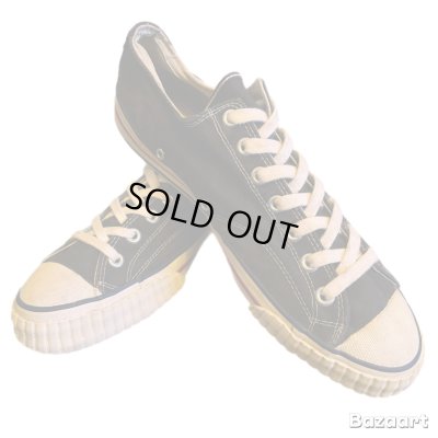 画像2: 60's "CONVERSE" UNKNOWN RARE MODEL COTTON CANVAS SNEAKER BLACK Lo. CUT SIZE：10 1/2  good condition !!