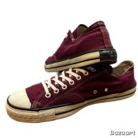 70's "CONVERSE"　「COACH」　Lo. CUT　BURGUNDY（MAROON）　SIZE:12　good color !!