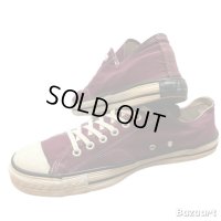 70's "CONVERSE"　「COACH」　Lo. CUT　BURGUNDY（MAROON）　SIZE表記:12　good color !!
