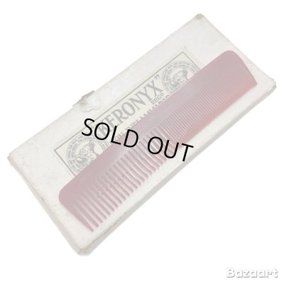 画像1: 1920's DEAD STOCK　COMB　CLEAR RED　COLOR