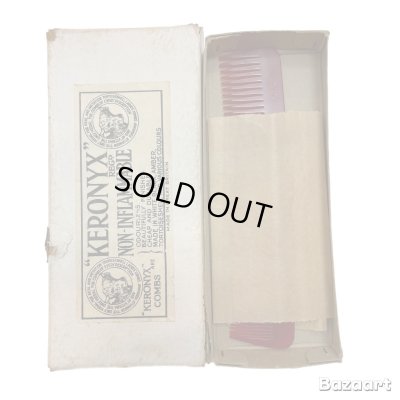 画像2: 1920's DEAD STOCK　COMB　CLEAR RED　COLOR