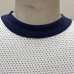 画像4: 50's "Sportswear”　WHITE × NAVY　PIN DOT　PATTERN　JACQUARD　KNIT　Tee SHIRTS　rare !!
