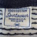 画像2: 50's "Sportswear”　WHITE × NAVY　PIN DOT　PATTERN　JACQUARD　KNIT　Tee SHIRTS　rare !! (2)