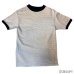 画像1: 50's "Sportswear”　WHITE × NAVY　PIN DOT　PATTERN　JACQUARD　KNIT　Tee SHIRTS　rare !! (1)