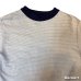 画像9: 50's "Sportswear”　WHITE × NAVY　PIN DOT　PATTERN　JACQUARD　KNIT　Tee SHIRTS　rare !!