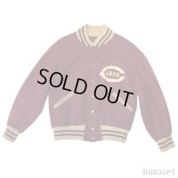 40's "WILSON"　ALL　MELTON　BASEBALL　JACKET　WITH　FELT　PATCH　SIZE表記：40