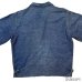 画像14: 1936's　"SANFORIZED tag"　襟付き　FULL ZIP.　DENIM　WORK　JACKET　WITH　TALON　RIVET　ZIPPER,　3 PATCH　POCKETS　AND　巻き DENIM　ハトメ付き　SIZE:実寸 42 - 44程　SUPER SPECIAL !!