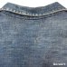 画像26: 1936's　"SANFORIZED tag"　襟付き　FULL ZIP.　DENIM　WORK　JACKET　WITH　TALON　RIVET　ZIPPER,　3 PATCH　POCKETS　AND　巻き DENIM　ハトメ付き　SIZE:実寸 42 - 44程　SUPER SPECIAL !!