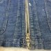 画像9: 1936's　"SANFORIZED tag"　襟付き　FULL ZIP.　DENIM　WORK　JACKET　WITH　TALON　RIVET　ZIPPER,　3 PATCH　POCKETS　AND　巻き DENIM　ハトメ付き　SIZE:実寸 42 - 44程　SUPER SPECIAL !!
