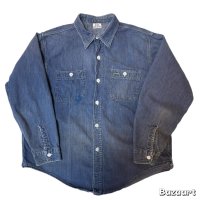 50's　"SEARS"　DENIM　WORK　SHIRTS　ON BOOK　good size !!　good condition !!