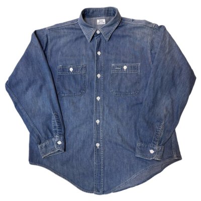 画像1: 60's "Sears"　DENIM　WORK　SHIRTS　big size !!