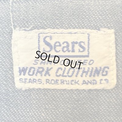 画像2: 60's "Sears"　DENIM　WORK　SHIRTS　good size !!