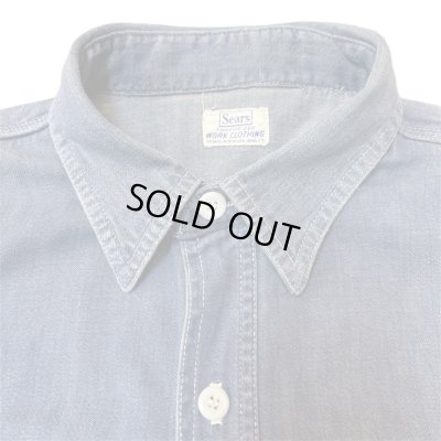 画像11: 60's "Sears"　DENIM　WORK　SHIRTS　good size !!