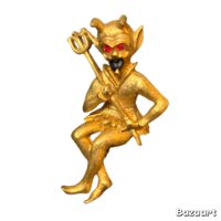 around 70's MINT CONDITION　"DEVIL"　PINS
