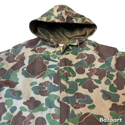 画像2: 50's "DUCK　HUNTER　CAMO.” 　WATERPROOF　COTTON　TWILL　FULL　ZIP.　PARKA　WITH　PATCH　POCKET