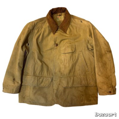 画像1: 40's "DUXBAK"　BROWN　DUCK　HUNTING　JACKET　SIZE表記：42　good condition !!