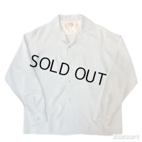 50's "ENSENADA"　RAYON　GABARDINE　SHIRTS　WITH　HAND　STITCH　SIZE表記：L　beautiful color !!　good size !!