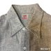 画像6: early 50's "ELBECO"　SALT & PEPPER　COTTON × WOOL　WORK　SHIRTS　マチ付き　good materials !!