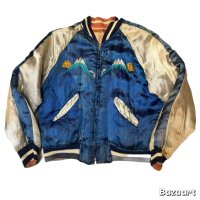 50's JAPAN　SOUVENIR　JACKET　"FUJI MOUNTAIN , TIGER and EAGLE"　good size !!　good condition !!