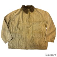 50's "American Field"　RAGLAN SLEEVE　AND　UNUSUAL　DESIGN　BROWN　DUCK　HUNTING　JACKET
