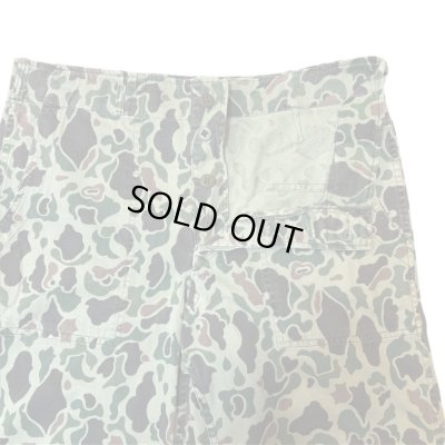 画像2: 50's- "KOREA WAR"　FLOGSKIN　CAMO.　PATTERN　H.B.T.　CUT OFF　FATIGUE　PANTS　SIZE：W 36