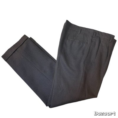 画像1: 50's GABARDIN　SLACKS　PANTS　good condition !!　good size !!