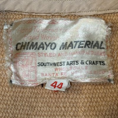 画像2: 40's-50's　"Southwest Arts & Crafts / Ganscraft"　CHIMAYO　VEST　SIZE：44