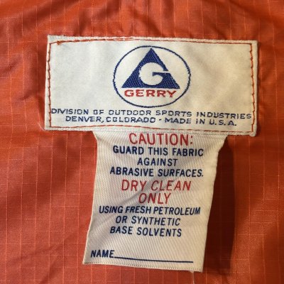 画像2: early 70's "GERRY"　COTTON / NYLON　SHELL　×　NYLON　RIP STOP　MOUNTAIN　PARKA　very rare !!