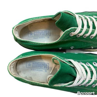 画像2: early 80's "CONVERSE　ALL STAR”　Lo. CUT　GREEN　SIZE:10　good size !!　good condition !!