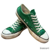 early 80's "CONVERSE　ALL STAR”　Lo. CUT　GREEN　SIZE:10　good size !!　good condition !!