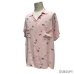 画像12: 50's "harper"　RAYON　SHORT　SLEEVE　SHIRTS　PINK × BLACK × GRAY　PIN 黒 GRAY　nice color　SIZE表記：L