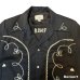 画像8: 50's "H　BAR　C”　BLACK　RAYON　GABARDINE　WESTERN　JACKET　WITH　EMBROIDERY　　