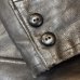 画像9: 50's "Lawrence"　HORSE　HIDE　FULL　ZIP.　LEATHER　JACKET　BLACK　good quality !!　very good condition !! (9)