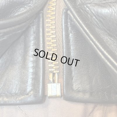 画像11: 50's "Lawrence"　HORSE　HIDE　FULL　ZIP.　LEATHER　JACKET　BLACK　good quality !!　very good condition !!